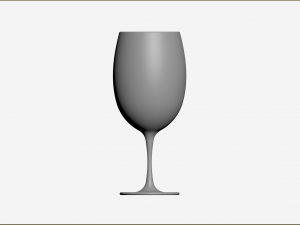 Bordeaux Glass 3D Модель