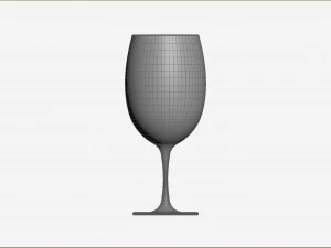 Bordeaux Glass 3D Model