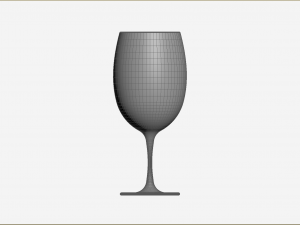 Bordeaux Glass 3D Модель
