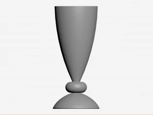 Set of childrens cocktail glasses 3D Model