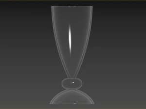 Set of childrens cocktail glasses 3D Model