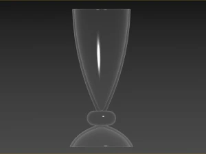 Set of childrens cocktail glasses 3D Model