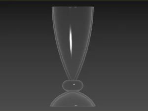 Set of childrens cocktail glasses 3D Model
