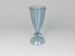 Set of childrens cocktail glasses 3D Model