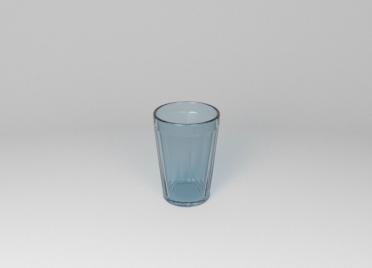 Soviet Faceted Glass 3D Model .c4d .max .obj .3ds .fbx .stl .blend 