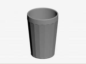 Soviet Faceted Glass 3D Model
