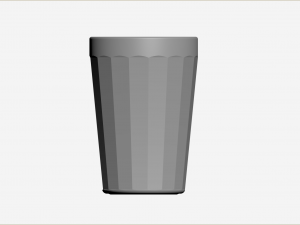 Soviet Faceted Glass Modello 3D