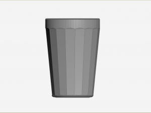 Soviet Faceted Glass Modello 3D