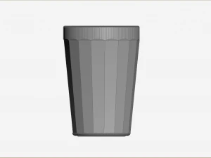 Soviet Faceted Glass 3D Model