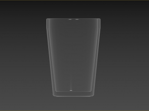 Soviet Faceted Glass Modello 3D