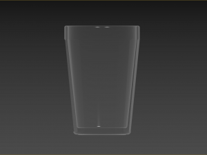 Soviet Faceted Glass Modello 3D
