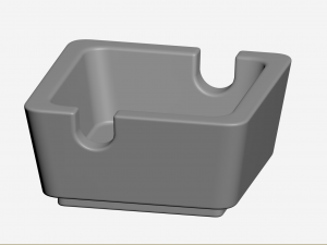 Set of ashtray Modelo 3D