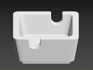 Set of ashtray Modelo 3D