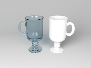 Large set of barware Model 3D