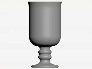 Set of Irish coffe glass 3D Model