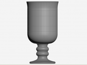 Set of Irish coffe glass Model 3D