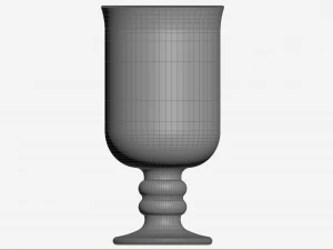 Set of Irish coffe glass 3D Model