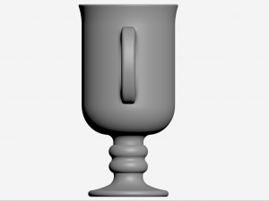 Set of Irish coffe glass Model 3D