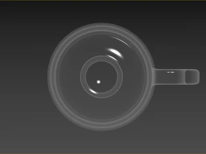 Set of Irish coffe glass 3D Model
