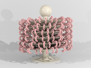Kit Vase For Caramel Canes Modelo 3D