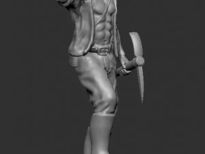 Miner 3D Print Model
