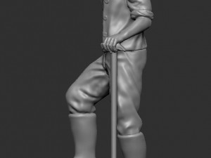 Miner from the city of Rudna 3D प्रिंट मॉडल