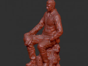 Miner 3D Print Model