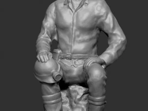 Miner 3D Print Model