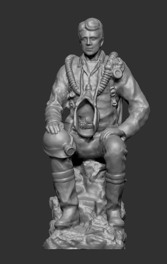 Rescue miner 3D Print Model .c4d .max .obj .3ds .fbx .stl .blend