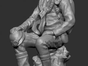 Rescue miner 3D Print Model