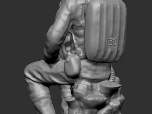 Rescue miner 3D Print Model