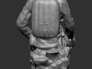 Rescue miner 3D Print Model