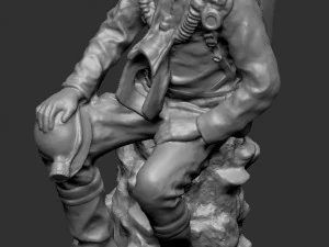 Rescue miner 3D Print Model
