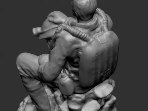 Rescue miner 3D Print Model
