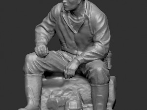 Miner 3D Print Model