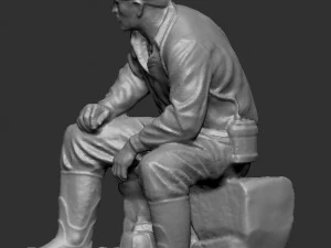 Miner 3D Print Model