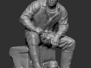 Miner 3D Print Model
