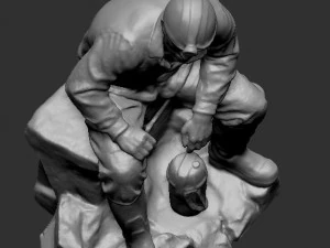 Miner 3D Print Model