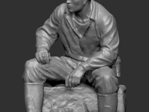 Miner 3D Print Model