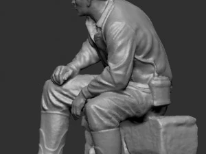 Miner 3D Print Model