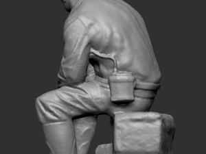 Miner 3D Print Model