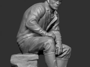 Miner 3D Print Model
