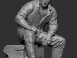 Miner 3D Print Model