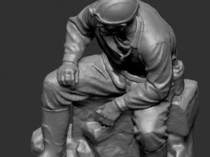 Miner 3D Print Model