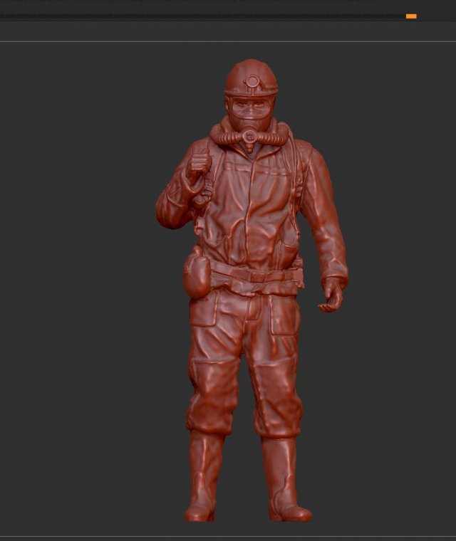Rescue miner 3 Modelo de impresión 3D .c4d .max .obj .3ds .fbx .stl .blend