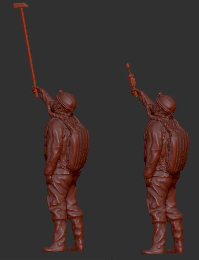 RESCUE MAN COMMANDER 3D Print Model .c4d .max .obj .3ds .fbx .stl .blend 