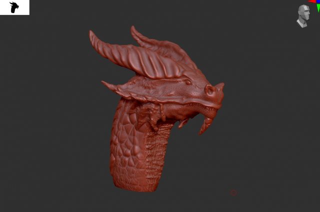 Dragon Modelo de Impressão 3D .c4d .max .obj .3ds .fbx .stl .blend 