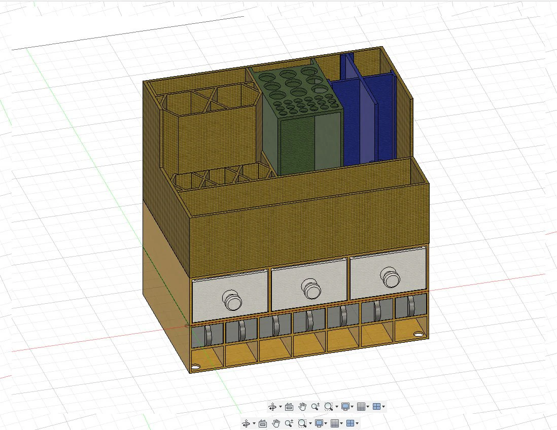 TOOL ORGANAIZER 3D Print Model .c4d .max .obj .3ds .fbx .stl .blend 