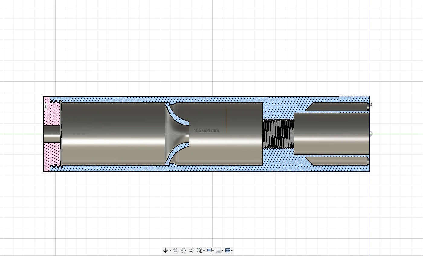AIRSOFT SILENCER SOUND MODERATOR SUPPRESSOR FOR M4 AR15 M14X1 LEFT 3D Print Model .c4d .max .obj .3ds .fbx .stl .blend
