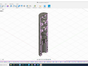 AIRSOFT SILENCER SOUND MODERATOR SUPPRESSOR FOR M4 AR15 M14X1 LEFT 3D Print Model